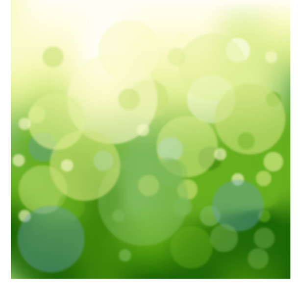 grüne Bokeh abstrakte Licht Hintergrund. Vektorillustration - Vektor, Bild