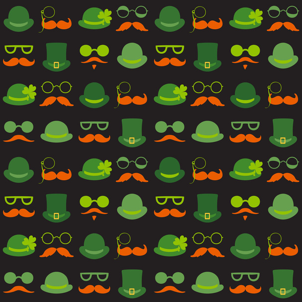 St. Patrick's Day seamless pattern - Vector, Image