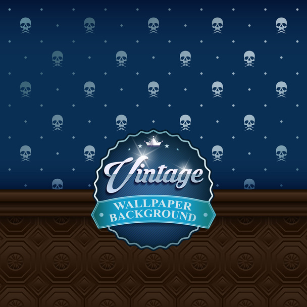 vintage wall background3 - Vector, Image