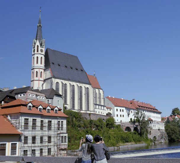 Kościół Świętego wita w Český krumlov, Republika Czeska - Zdjęcie, obraz