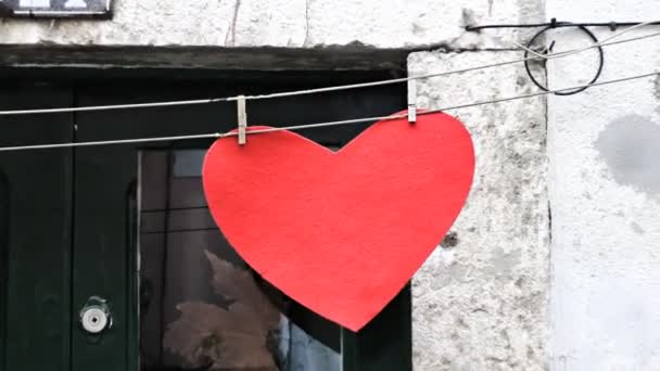 Herz der Liebe suspendiert - Filmmaterial, Video