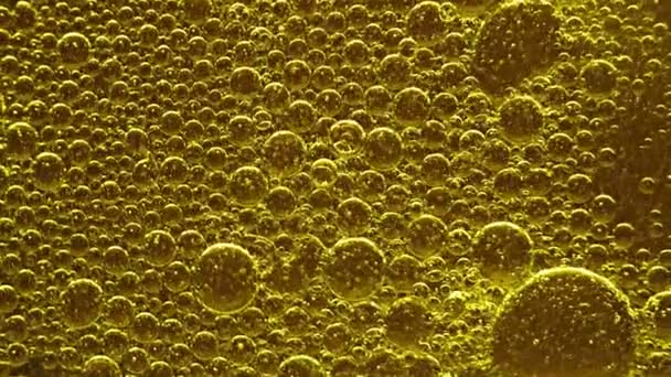 Yellow Bubbles in Motion - Footage, Video