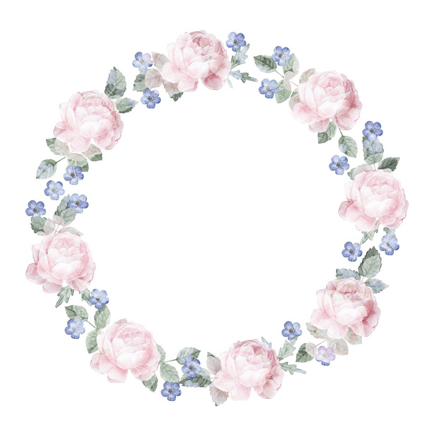 floral arrangement, watercolor, design - Fotó, kép