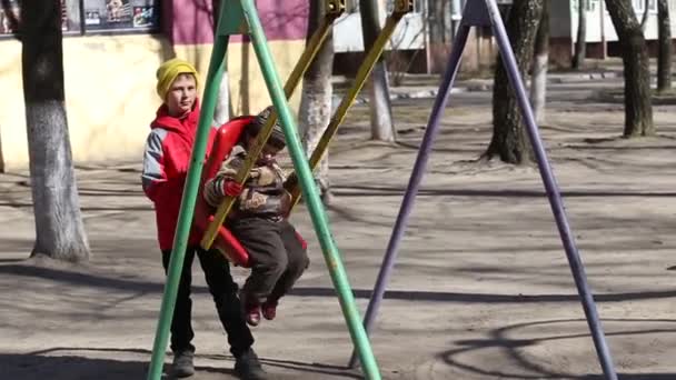 children play on the playground. - Footage, Video