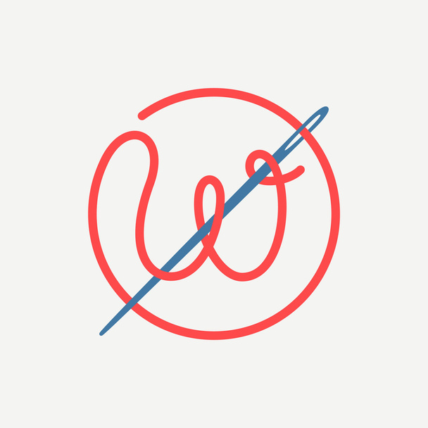 W letter logo - Vector, Image