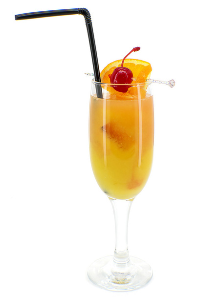 Alcoholic cocktail "Garibaldi" - 写真・画像