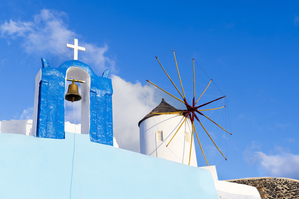 Mill kohteessa Santorini, Kreikka
 - Valokuva, kuva