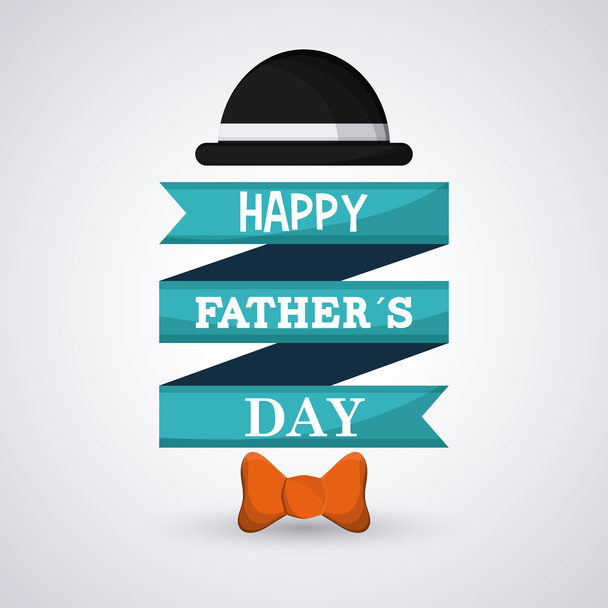 Happy Fathers day design - Wektor, obraz