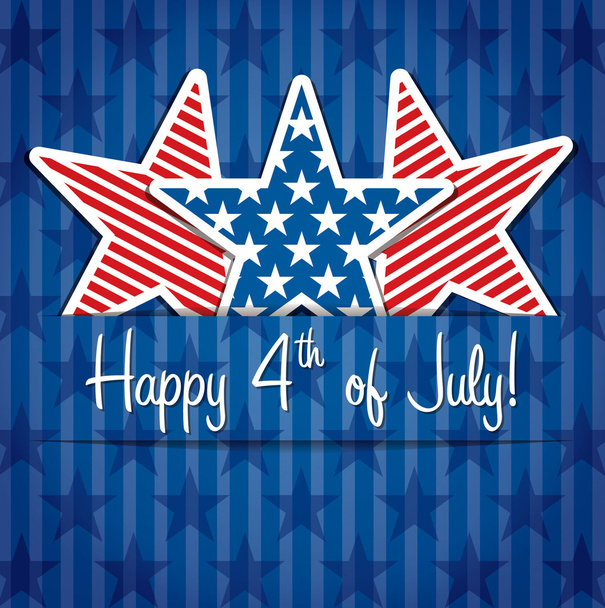 Happy 4th of July! - Vector, Image
