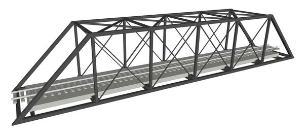 Abstracte industriële bridge-achtergrond - Vector, afbeelding