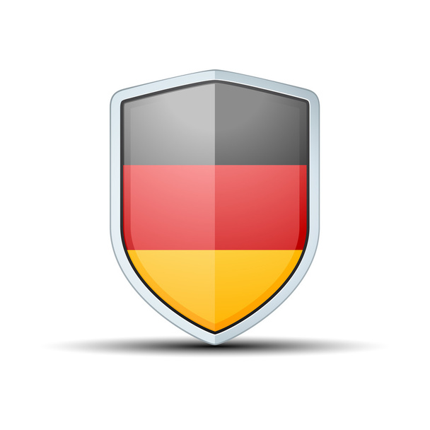 Germany Shield sign - Vector, afbeelding