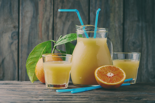 Healthy fresh orange juice - Zdjęcie, obraz