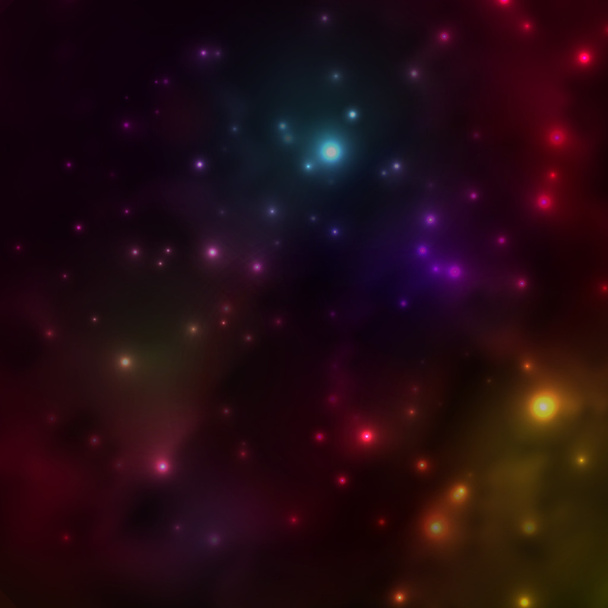 Abstract background is a space with stars - Вектор,изображение