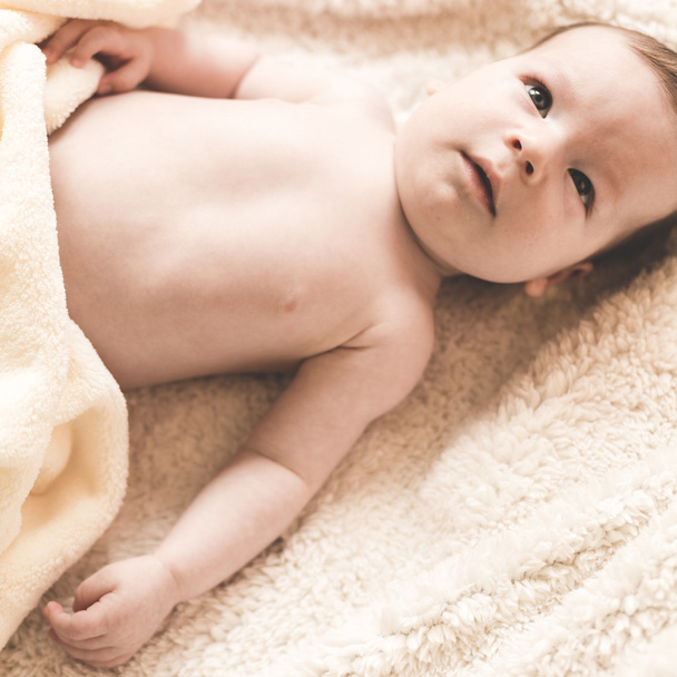 Calm baby cover with blanket - Фото, зображення