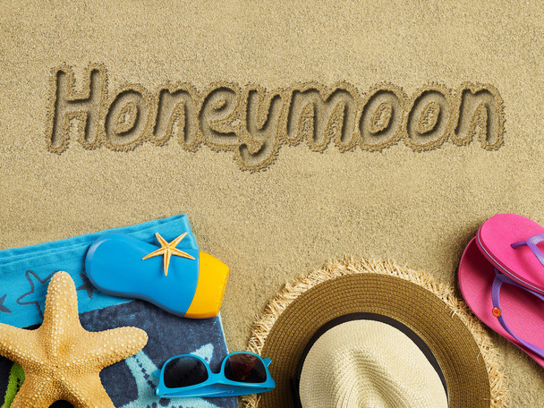 Honeymoon on the beach - Photo, Image
