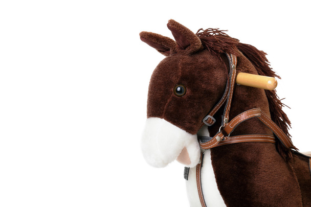 Brinquedo de crianças, um cavalo de balanço
 - Foto, Imagem