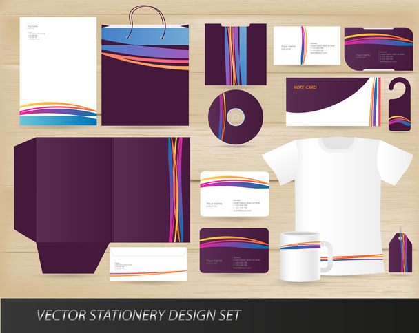 Vector stationery design set - Vector, imagen
