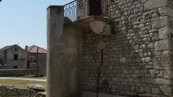 Πύργος στην πόλη Nin, Κροατία - Πλάνα, βίντεο