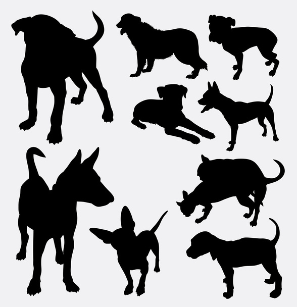 Hond huisdier dierlijke silhouet 13 - Vector, afbeelding
