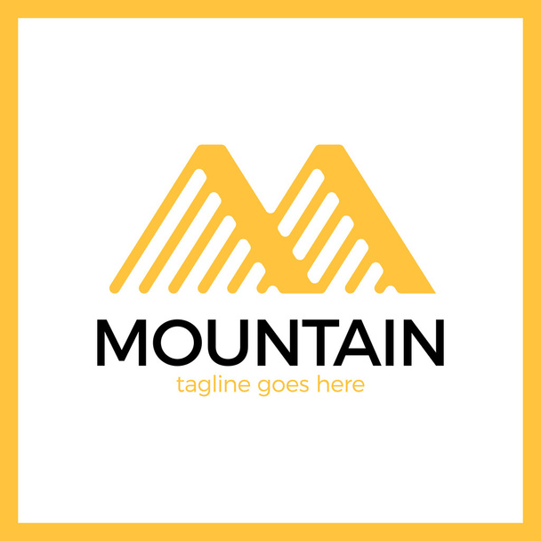 ライン山のロゴ - ベクター画像