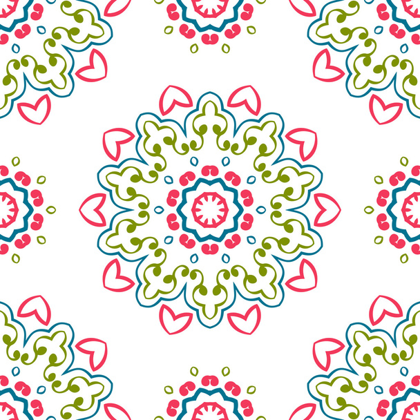 Vintage universal different seamless eastern patterns (tiling). Endless texture can be used for wallpaper, pattern fill, web page background, surface textures clothes. Retro geometric ornament. - Vector, Image