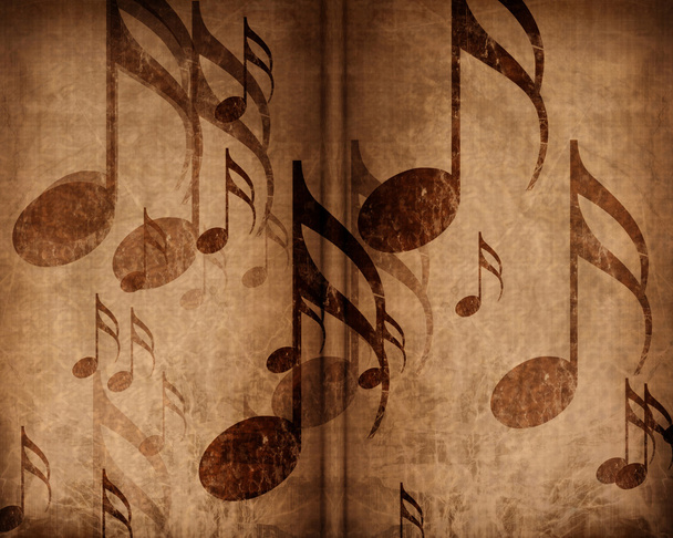 Old music sheet - Φωτογραφία, εικόνα