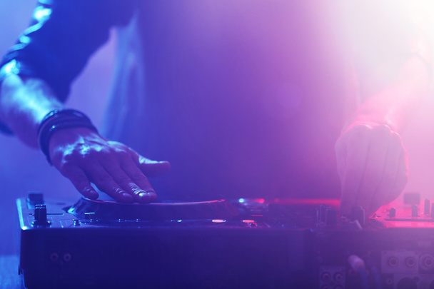 DJ playing music  - Photo, image