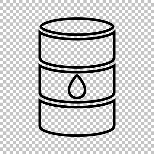Знак "Нефтяной баррель"
 - Вектор,изображение