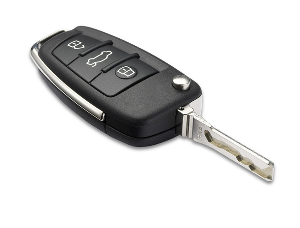 Autoschlüssel flach dof mit Clipping-Pfad - Foto, Bild