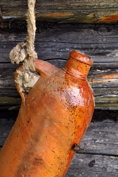 keramické láhve na laně - Fotografie, Obrázek