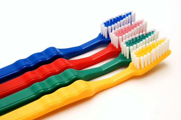 kleurrijke tandenborstels - Foto, afbeelding