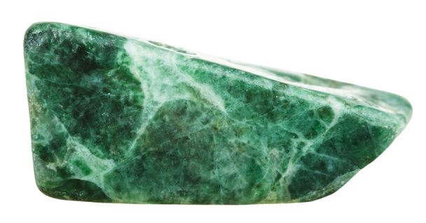 gepolijste groene jadeiet minerale gem steen - Foto, afbeelding