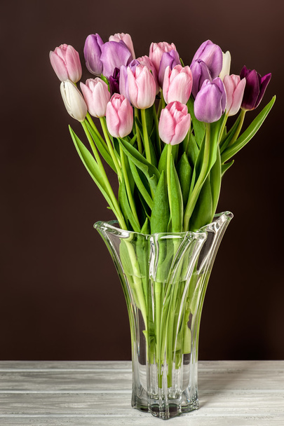 Colorful tulips close-up - Foto, afbeelding