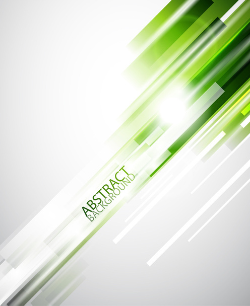 Abstract green lines background - Vector, Image