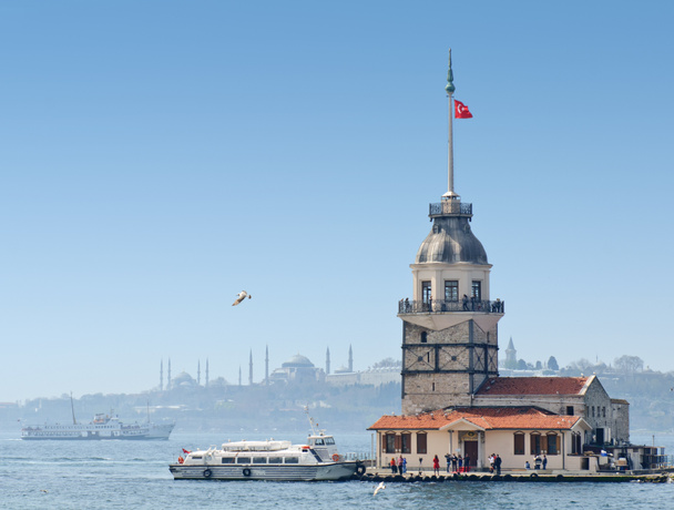 Torre de la Doncella en Estambul, Turquía - Foto, imagen