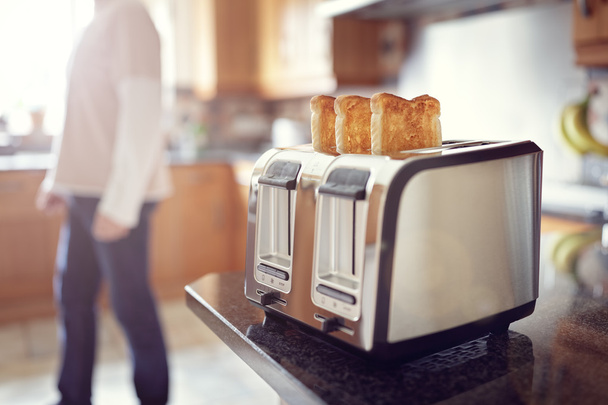 Early morning toasted bread - Foto, Bild