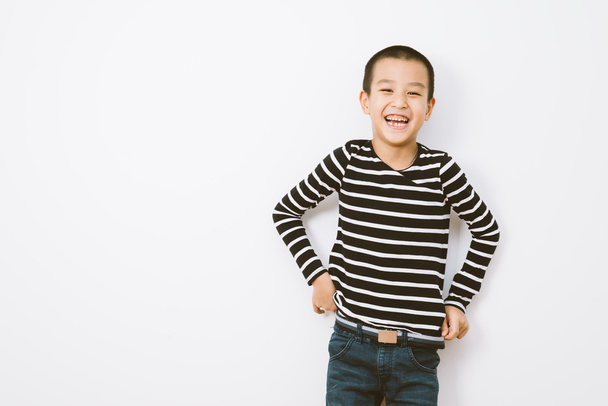 Asian kid series : Asian boy in studio - Photo, Image