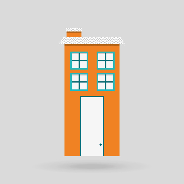 residential icon design  - Vector, Image