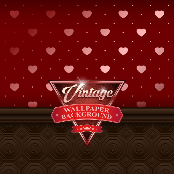 vintage wall background4 - Vector, Image