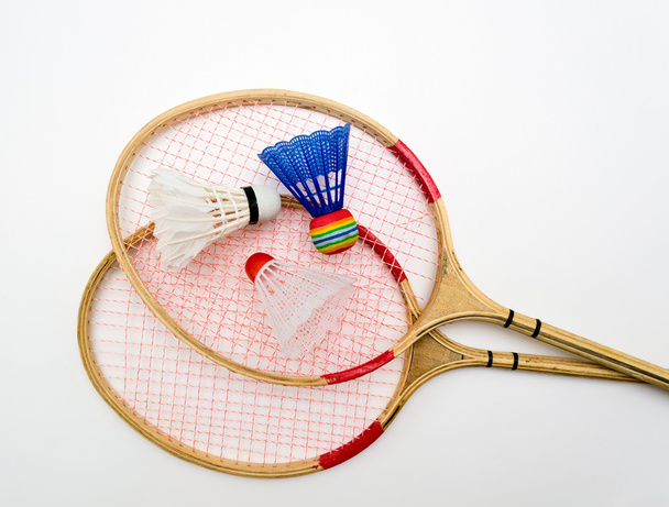 Two rackets for badminton - Фото, изображение