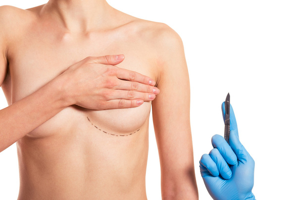 Preparation for breast surgery - Photo, Image