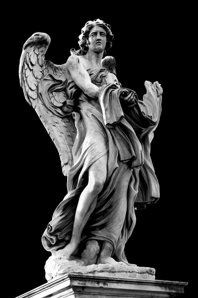 Άγγελος με το ένδυμα και ζάρια - Φωτογραφία, εικόνα
