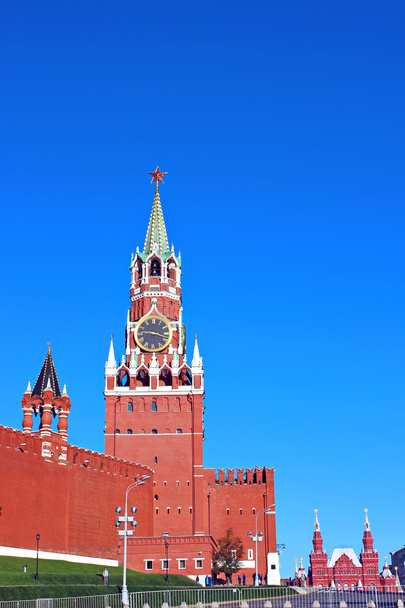 Spasská věž v moskevského Kremlu - Fotografie, Obrázek