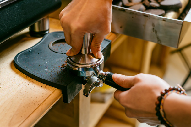 Coffee series : Making coffee - Fotoğraf, Görsel