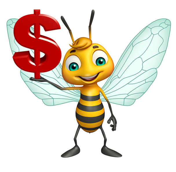 персонаж мультфільму бджоли зі знаком дольєра
 - Фото, зображення