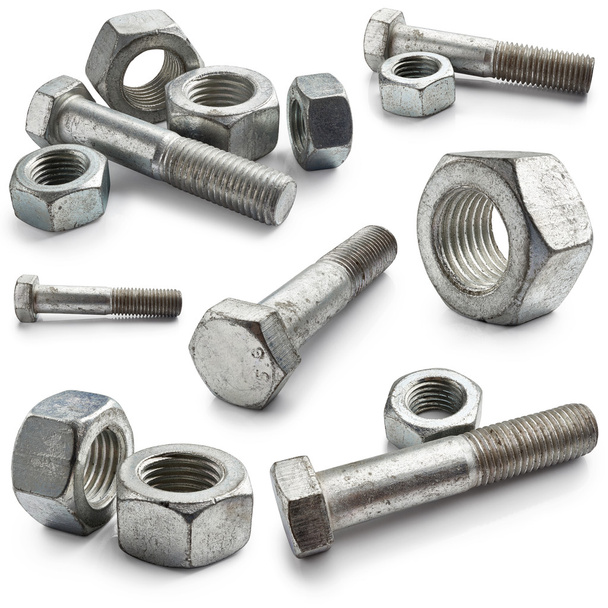 Set of bolt and nuts - Photo, Image