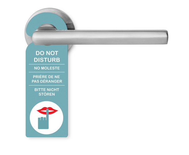 Do not disturb on door handle - Photo, Image