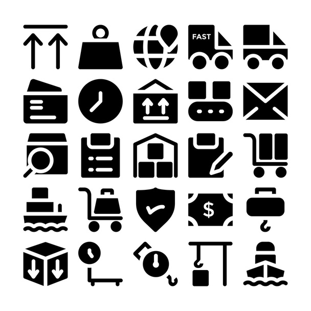 Logistics delivery Vector Icons 8 - Vector, Image
