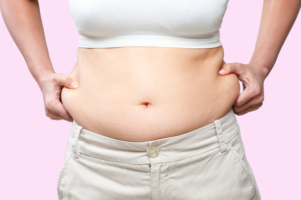 Женский жировой живот
 - Фото, изображение