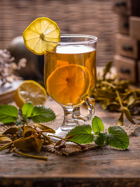 Tea with lemon - Photo, image